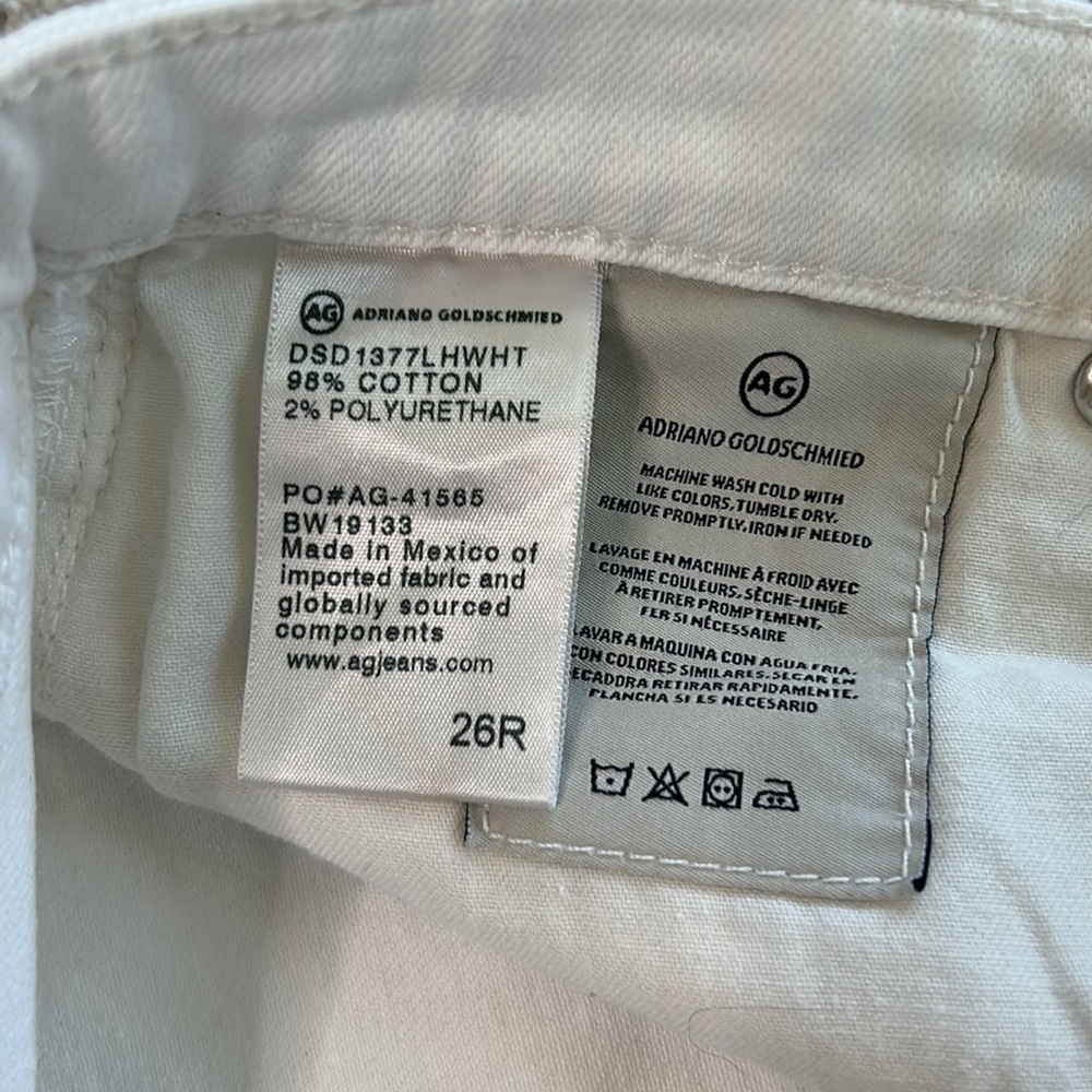 AG The Stevie Ankle in White - Picture 6 of 9